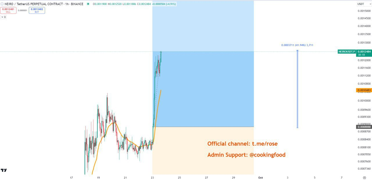 NEIROUSDT Buy Setup
