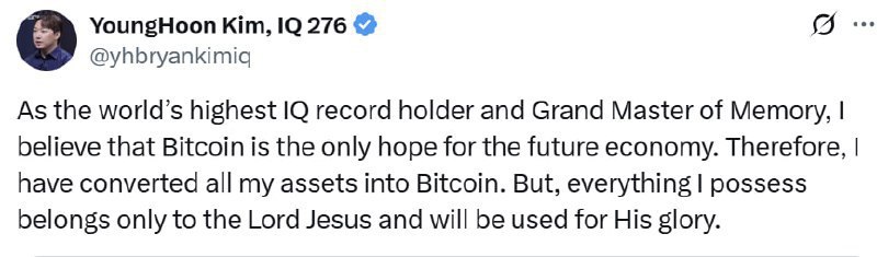 Smartest KOL in the World Onboards to Bitcoin