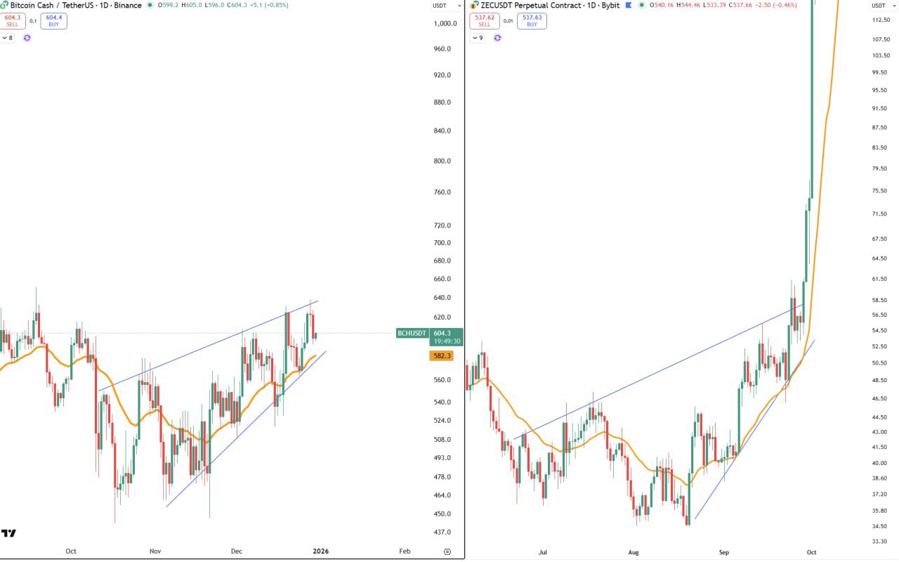 BCH & ZEC in September β Market Snapshot & Outlook