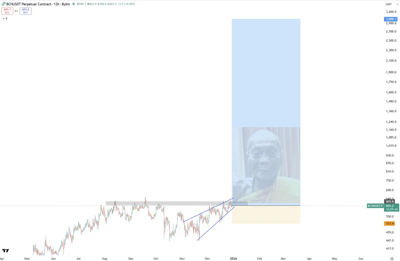 BCH under $600 β A Buying Gift for Long-Term Traders